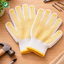 Textile Gloves with PVC Granules